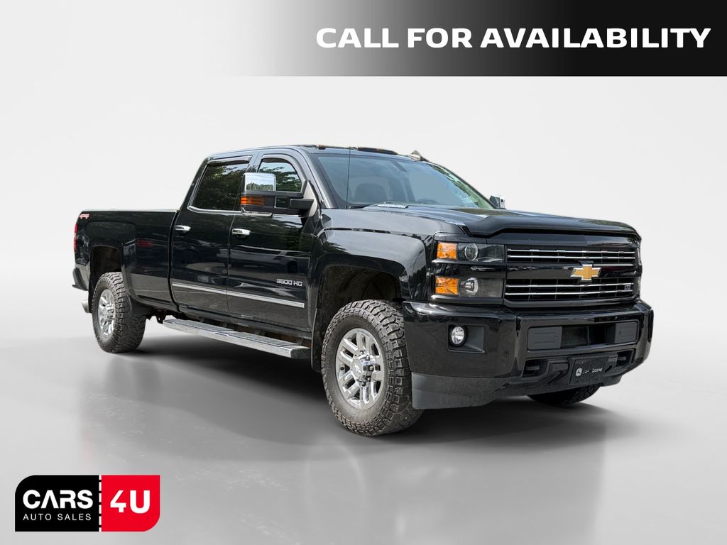 Black 2016 Chevrolet Silverado 3500HD Pickup Truck Four-Wheel Drive 6-Speed Automatic