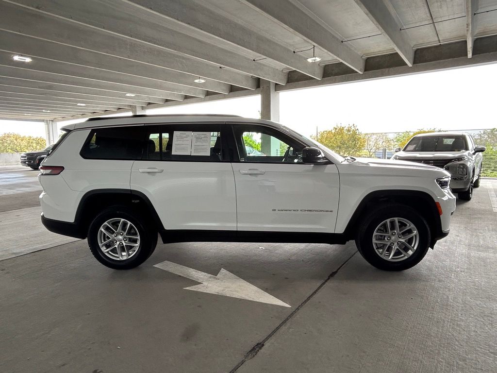 Used 2025 Bright White Clearcoat Jeep Laredo image 6