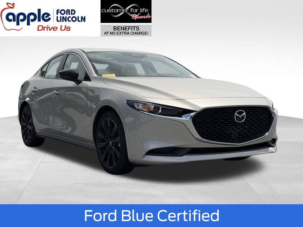 Gray (Platinum Quartz Metallic) 2025 Mazda MAZDA3 Sedan Front-Wheel Drive 6-Speed Automatic