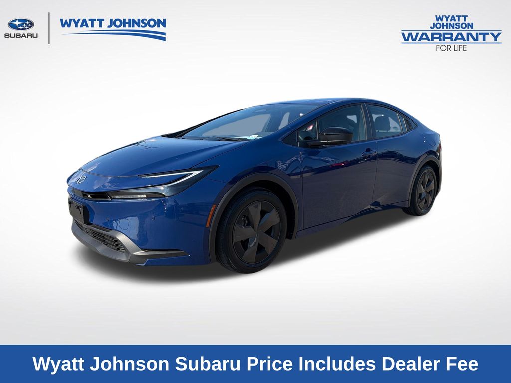 Blue 2025 Toyota Prius Hatchback Front-Wheel Drive Continuously Variable Transmission