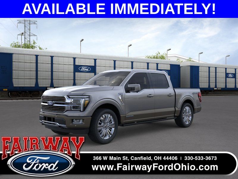 Carbonized Gray Metallic 2026 Ford F-150 King Ranch SuperCrew 4WD Pickup Truck Four-Wheel Drive Automatic