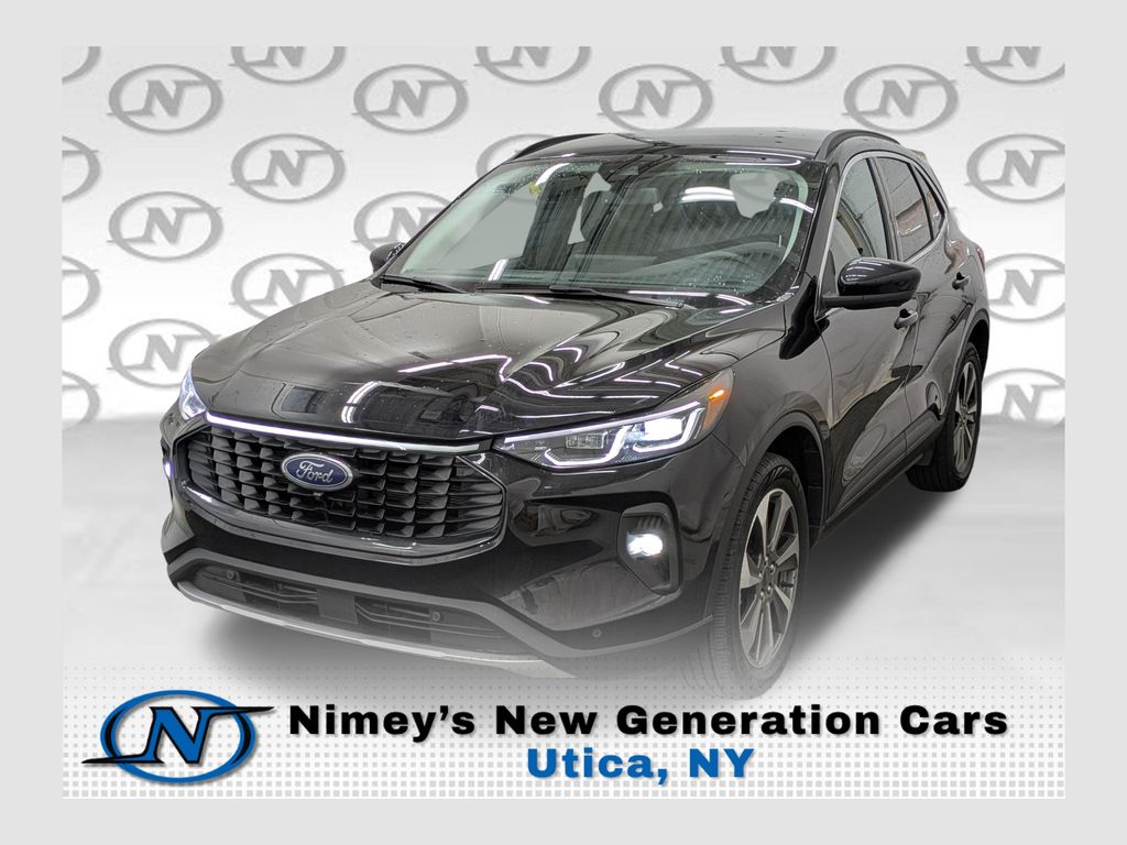 Agate Black Metallic 2024 Ford Escape Platinum AWD SUV / Crossover All-Wheel Drive 8-Speed Automatic