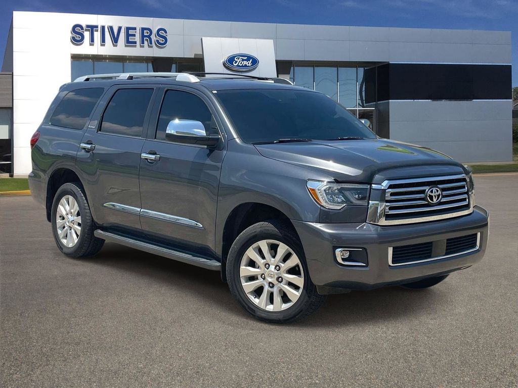 Magnetic Gray Metallic 2020 Toyota Sequoia Platinum 4WD SUV / Crossover Four-Wheel Drive 6-Speed Automatic