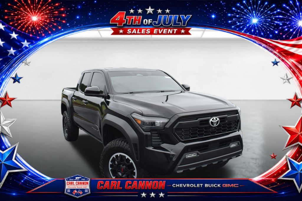 Black 2024 Toyota Tacoma Pickup Truck Four-Wheel Drive 8-Speed Automatic