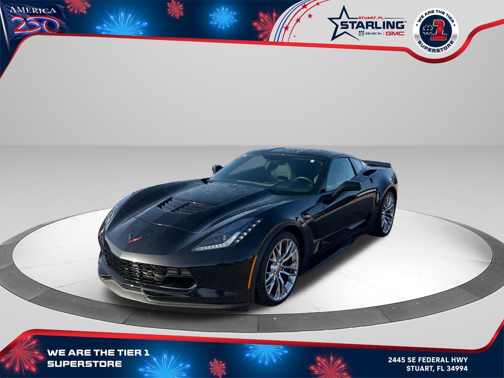 Black 2018 Chevrolet Corvette Coupe Rear-Wheel Drive 8-Speed Automatic