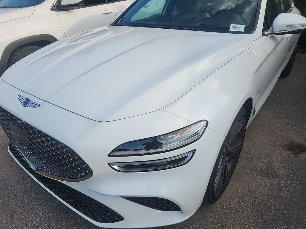 Uyuni White 2025 Genesis G70 Sedan Rear-Wheel Drive 8-Speed Automatic