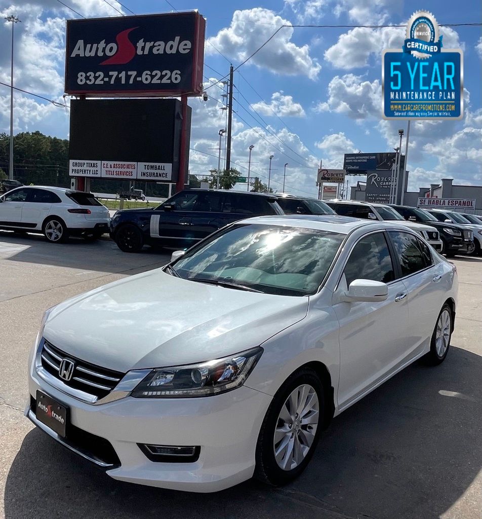 2013 Honda Accord EX-L White at Emmons Autoplex