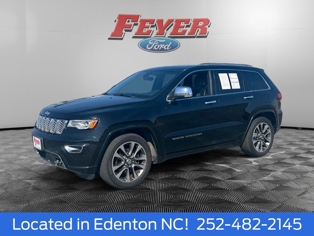 Diamond Black Crystal Pearlcoat 2018 Jeep Grand Cherokee SUV / Crossover Four-Wheel Drive 8-Speed Automatic