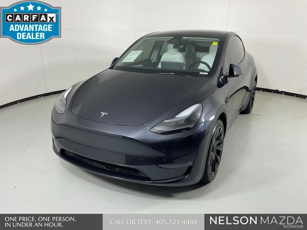 Gray 2025 Tesla Model Y Long Range AWD SUV / Crossover All-Wheel Drive 1-Speed Automatic