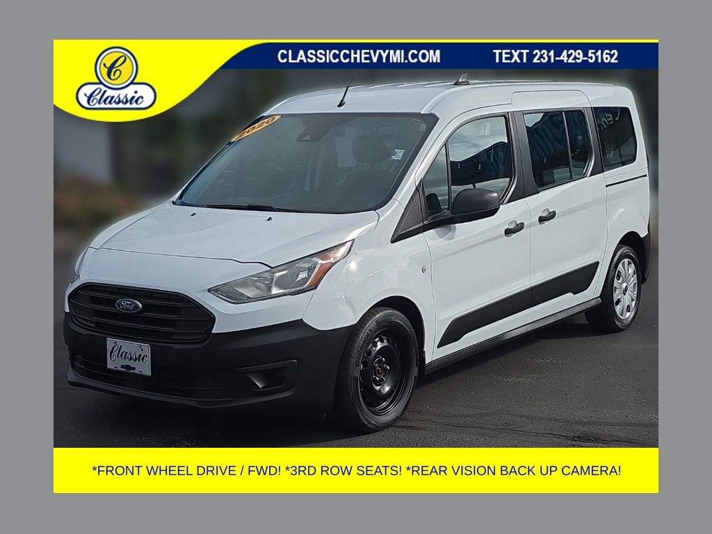 Frozen White 2020 Ford Transit Connect Van Front-Wheel Drive 8-Speed Automatic