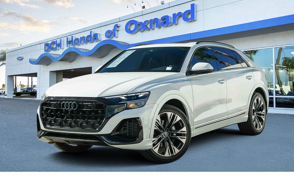 Carrara White 2023 Audi Q8 SUV / Crossover All-Wheel Drive 8-Speed Automatic