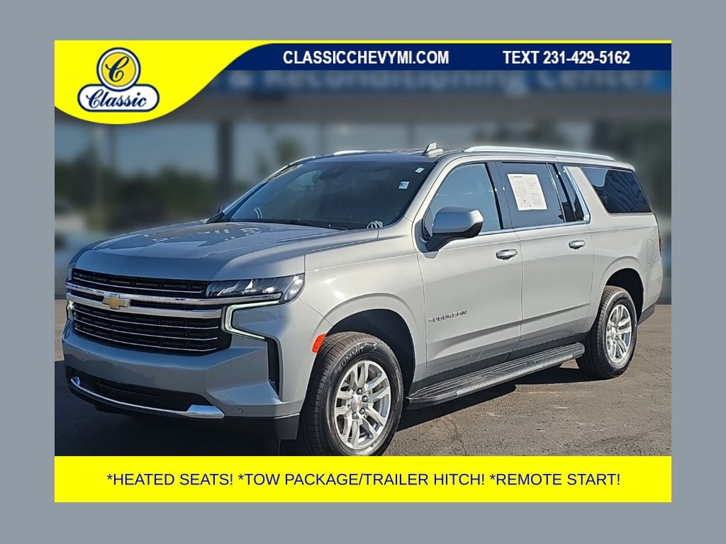 Sterling Gray Metallic 2024 Chevrolet Suburban SUV / Crossover Four-Wheel Drive