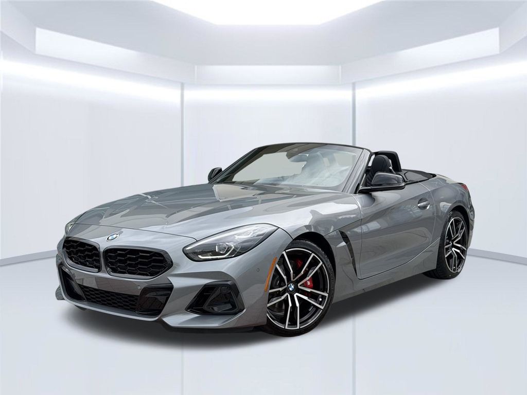 Gray (Skyscraper Grey Metallic) 2026 BMW Z4 Convertible Rear-Wheel Drive 8-Speed Automatic