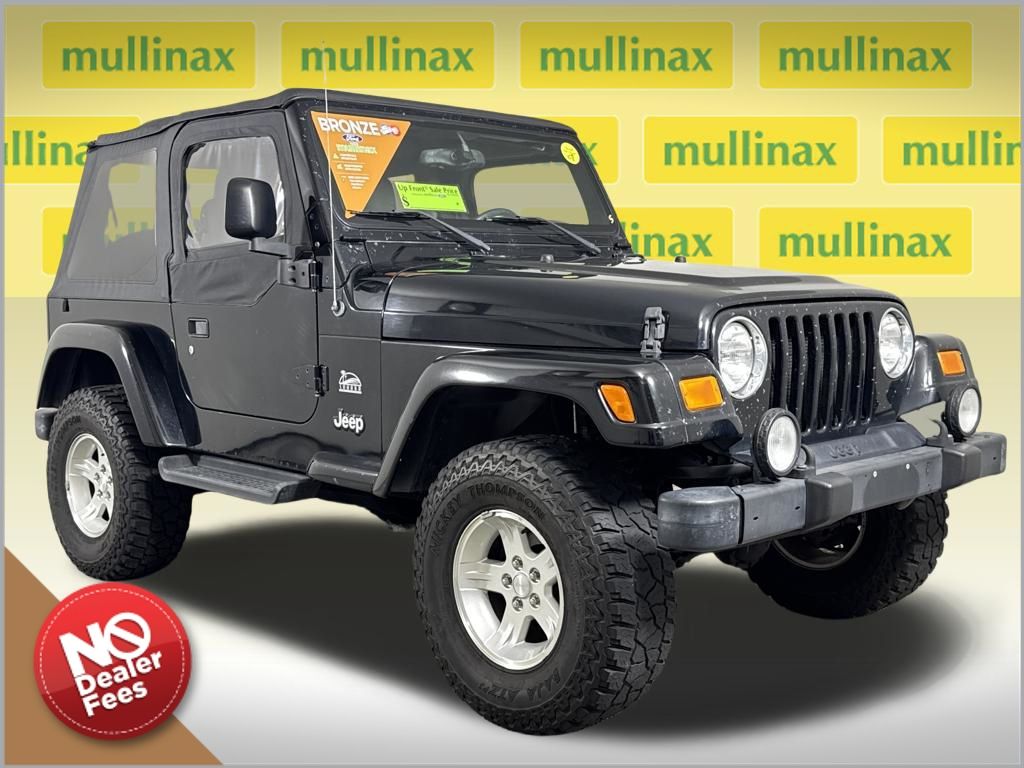 Black Clearcoat 2004 Jeep Wrangler Sahara SUV / Crossover Four-Wheel Drive 4-Speed Automatic