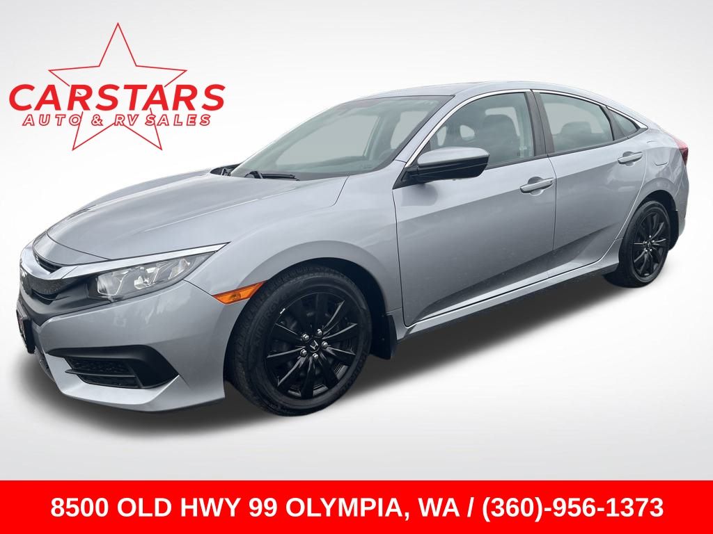 2017 Silver Metallic Honda Civic LX Sedan