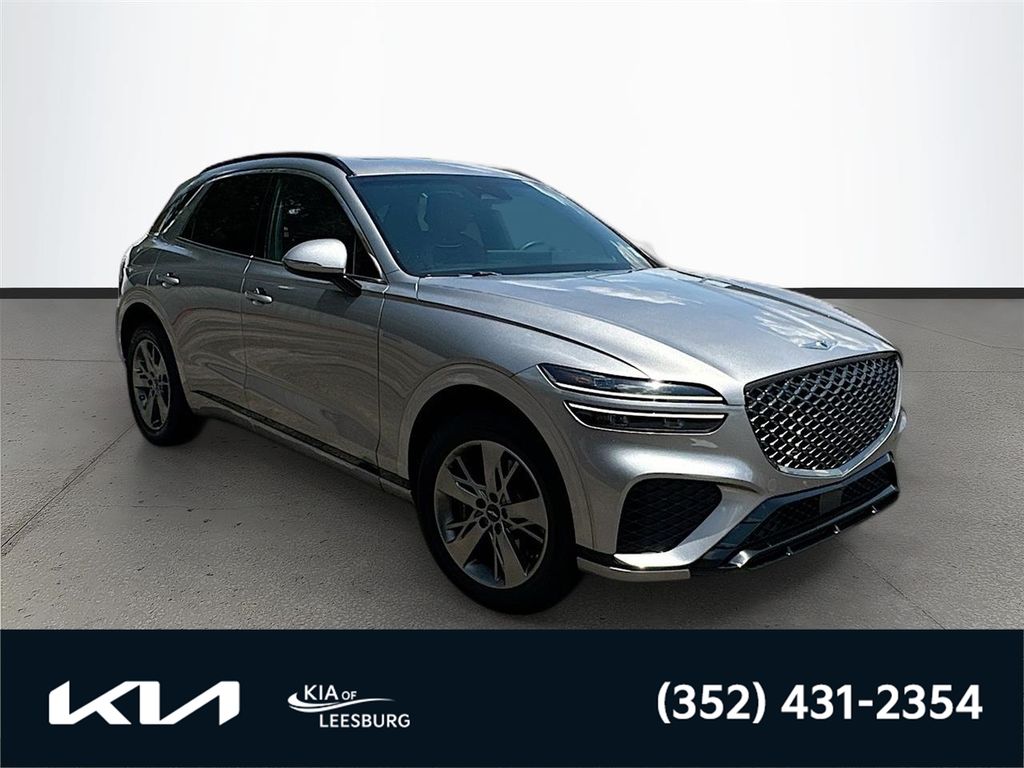 Silver 2022 Genesis GV70 SUV / Crossover All-Wheel Drive 8-Speed Automatic