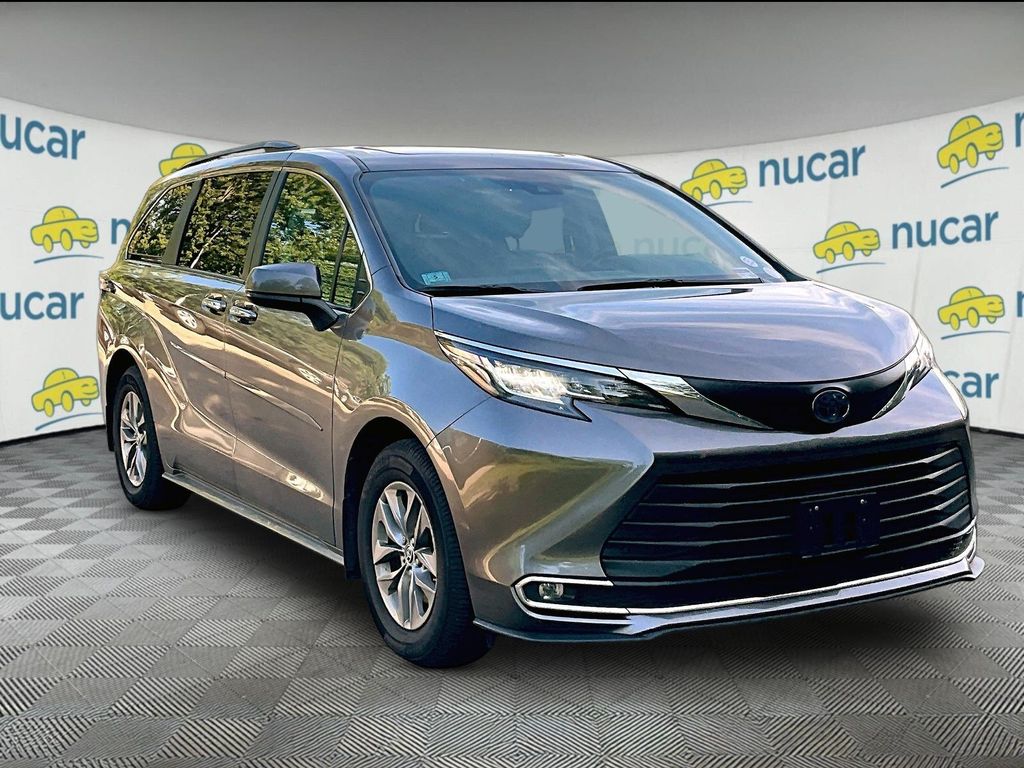 Predawn Gray Mica 2023 Toyota Sienna Minivan All-Wheel Drive Continuously Variable Transmission