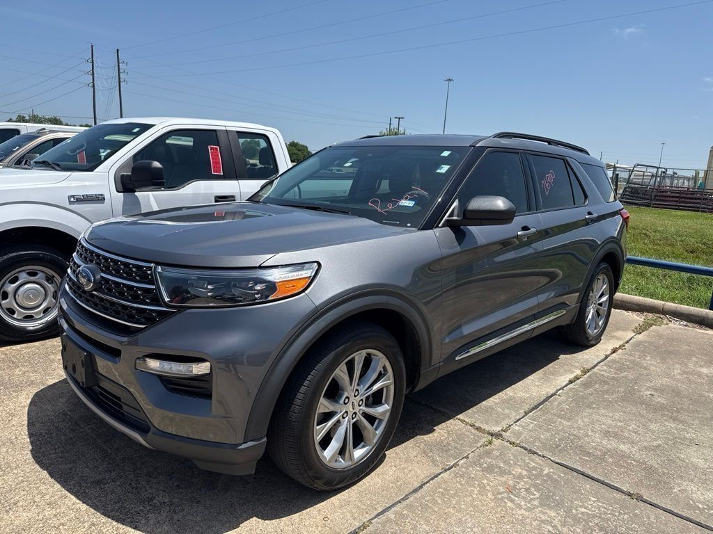 Carbonized Gray Metallic 2022 Ford Explorer SUV / Crossover Rear-Wheel Drive Automatic