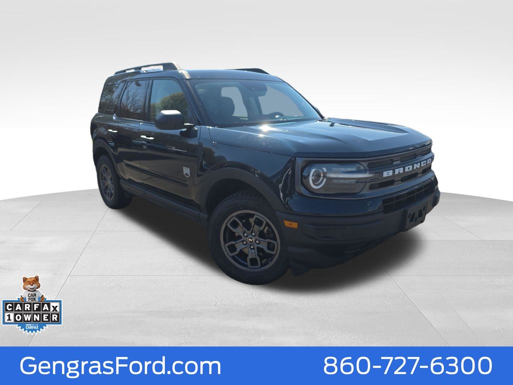 Blue Metallic 2023 Ford Bronco Sport Big Bend AWD SUV / Crossover All-Wheel Drive 8-Speed Automatic