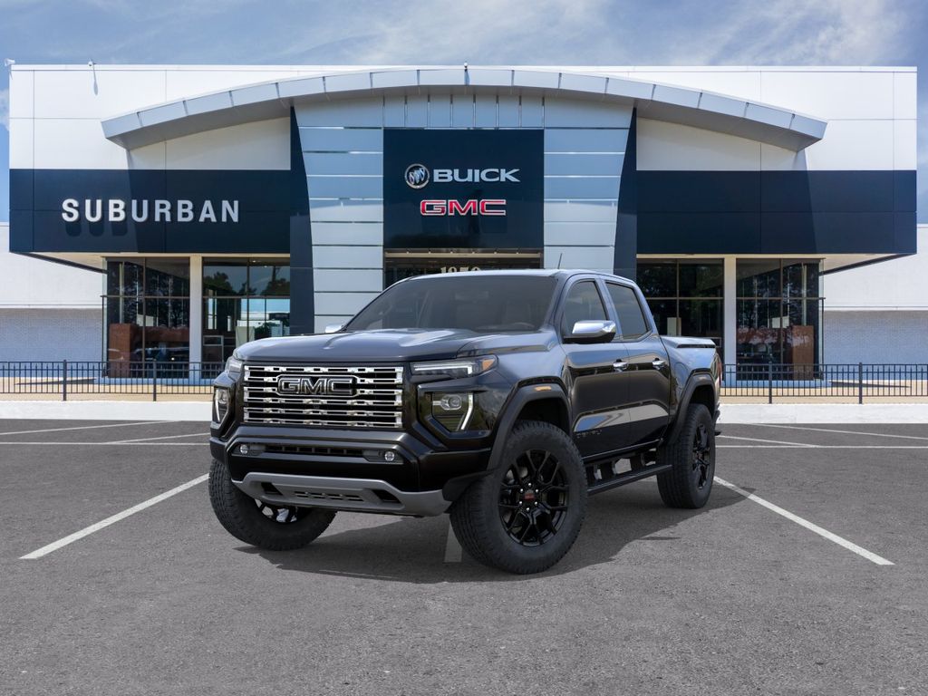 Onyx Black 2026 GMC Canyon Denali Crew Cab 4WD Pickup Truck Four-Wheel Drive 8-Speed Automatic