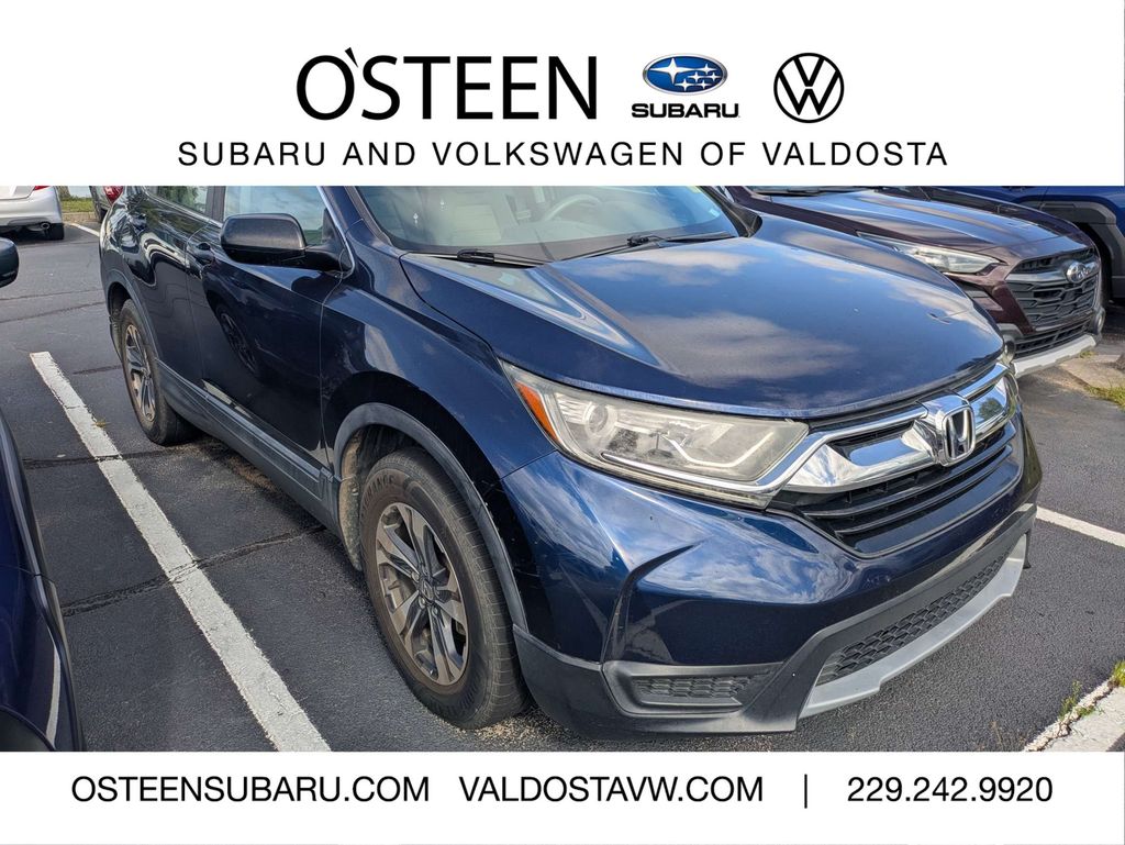 Blue 2017 Honda CR-V SUV / Crossover Front-Wheel Drive Continuously Variable Transmission