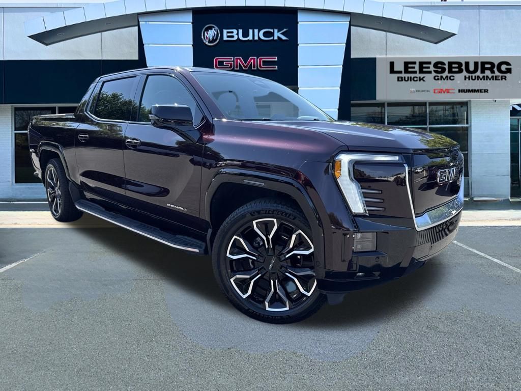 Dark Ember Tintcoat 2025 GMC Sierra EV Pickup Truck All-Wheel Drive 1-Speed Automatic