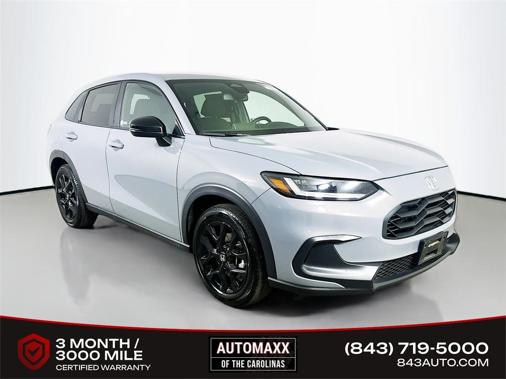 Gray 2025 Honda HR-V Sport AWD SUV / Crossover All-Wheel Drive Continuously Variable Transmission