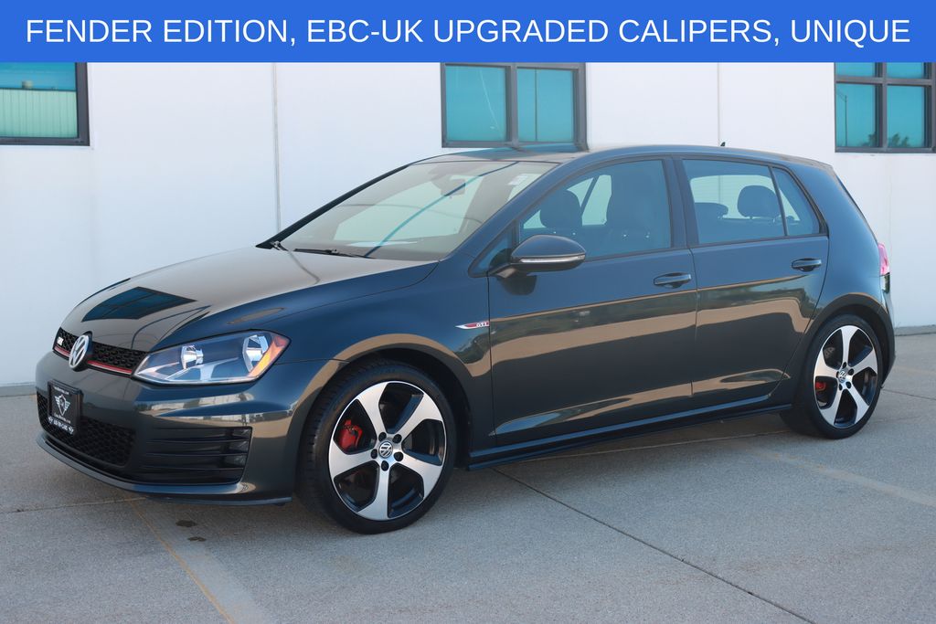 Black 2015 Volkswagen Golf GTI 2.0T Autobahn 4-Door FWD Hatchback Front-Wheel Drive 6-Speed Manual
