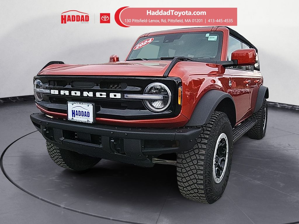 Chili Pepper Red 2024 Ford Bronco Outer Banks 4-Door 4WD SUV / Crossover Four-Wheel Drive Automatic