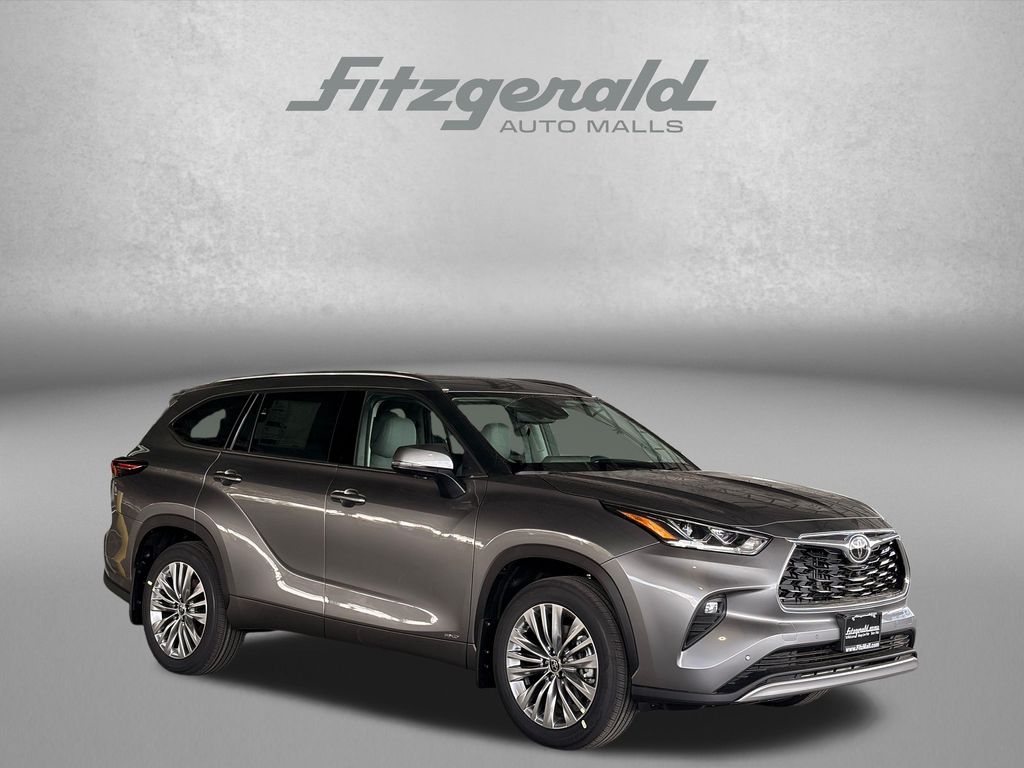 Gray 2026 Toyota Highlander Hybrid Platinum AWD SUV / Crossover All-Wheel Drive Continuously Variable Transmission