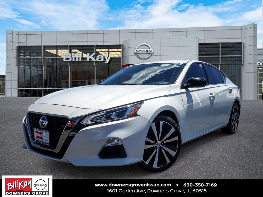 Pearl White Tricoat 2020 Nissan Altima Sedan All-Wheel Drive Continuously Variable Transmission