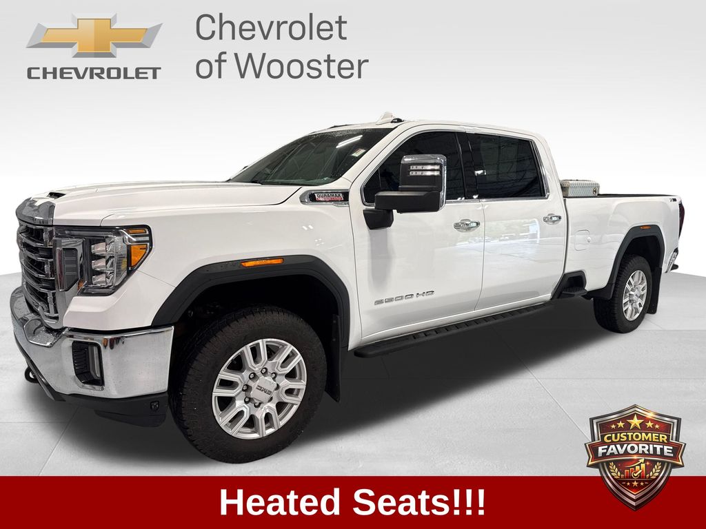 Summit White 2021 GMC Sierra 2500HD Pickup Truck Four-Wheel Drive Automatic