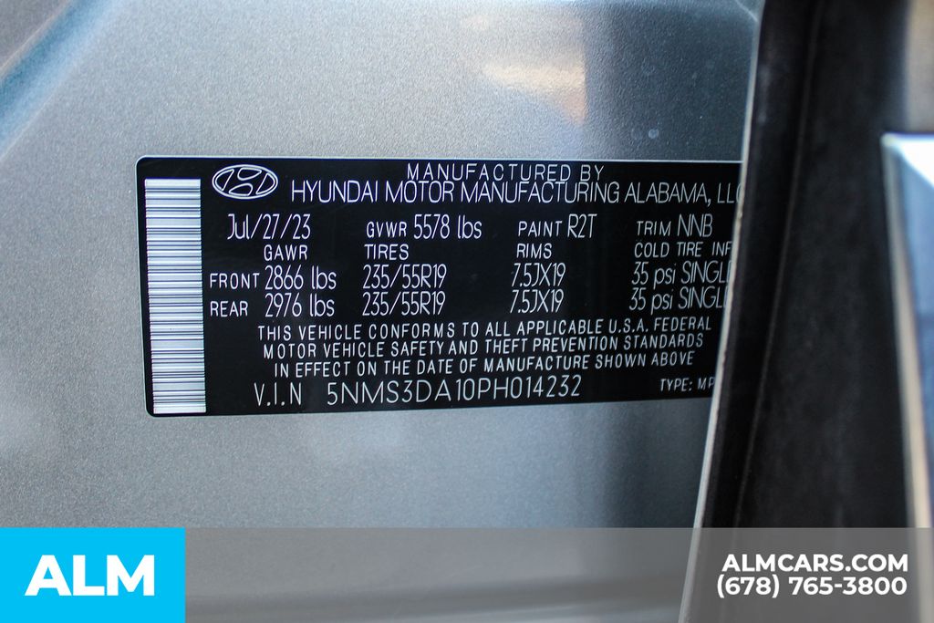 Used 2023 Silver Hyundai SEL Premium image 43