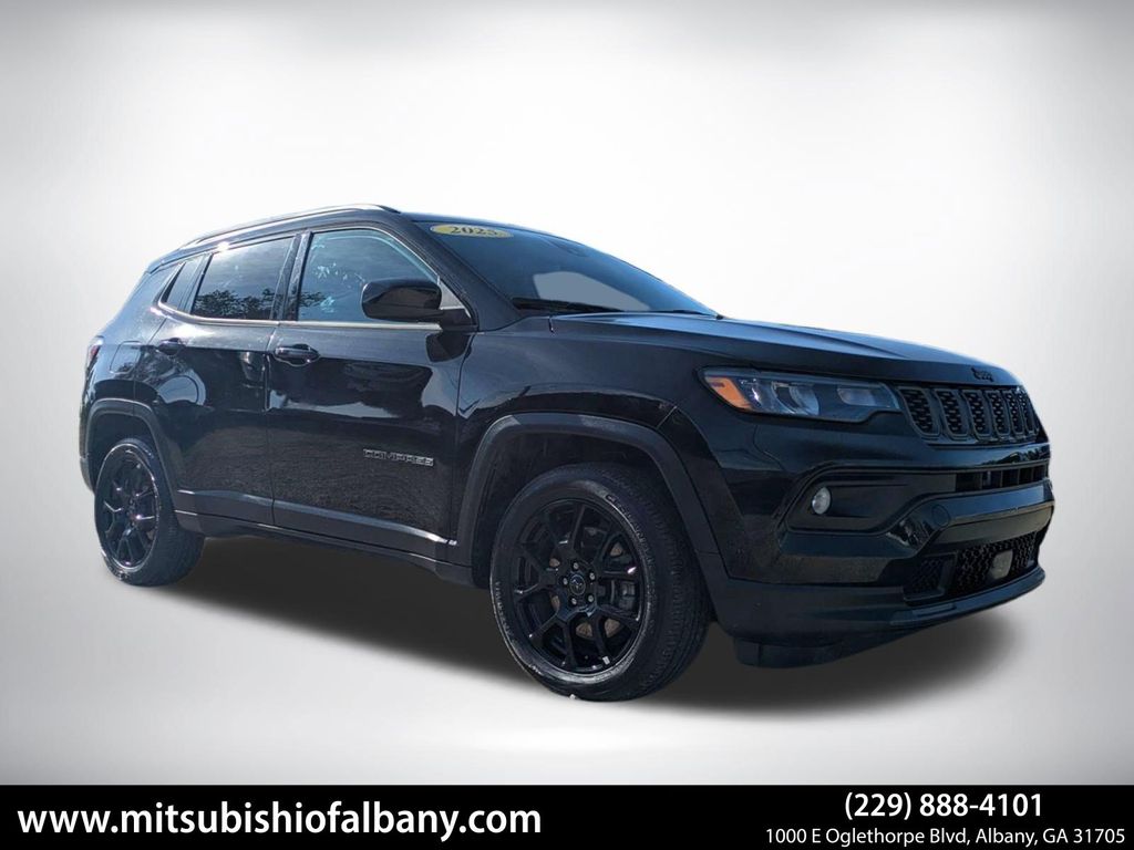 Diamond Black 2025 Jeep Compass SUV / Crossover Four-Wheel Drive 8-Speed Automatic