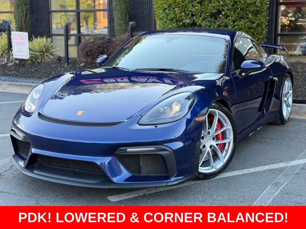 Blue 2023 Porsche 718 Cayman GT4 RWD Coupe Rear-Wheel Drive