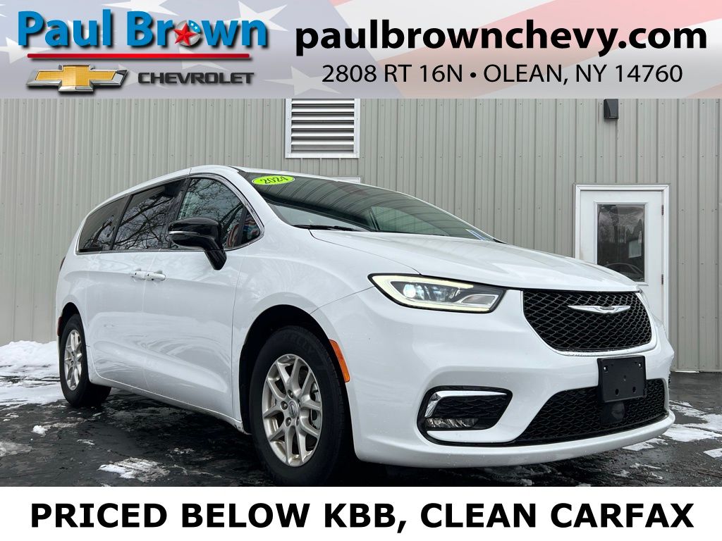 Bright White Clearcoat 2024 Chrysler Pacifica Touring L FWD Minivan Front-Wheel Drive 9-Speed Automatic
