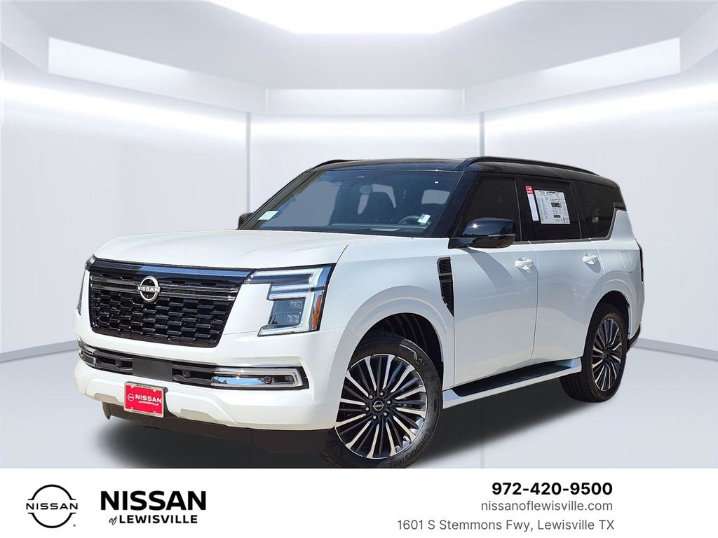 Everest White Pearl/Black 2026 Nissan Armada SUV / Crossover Four-Wheel Drive 9-Speed Automatic