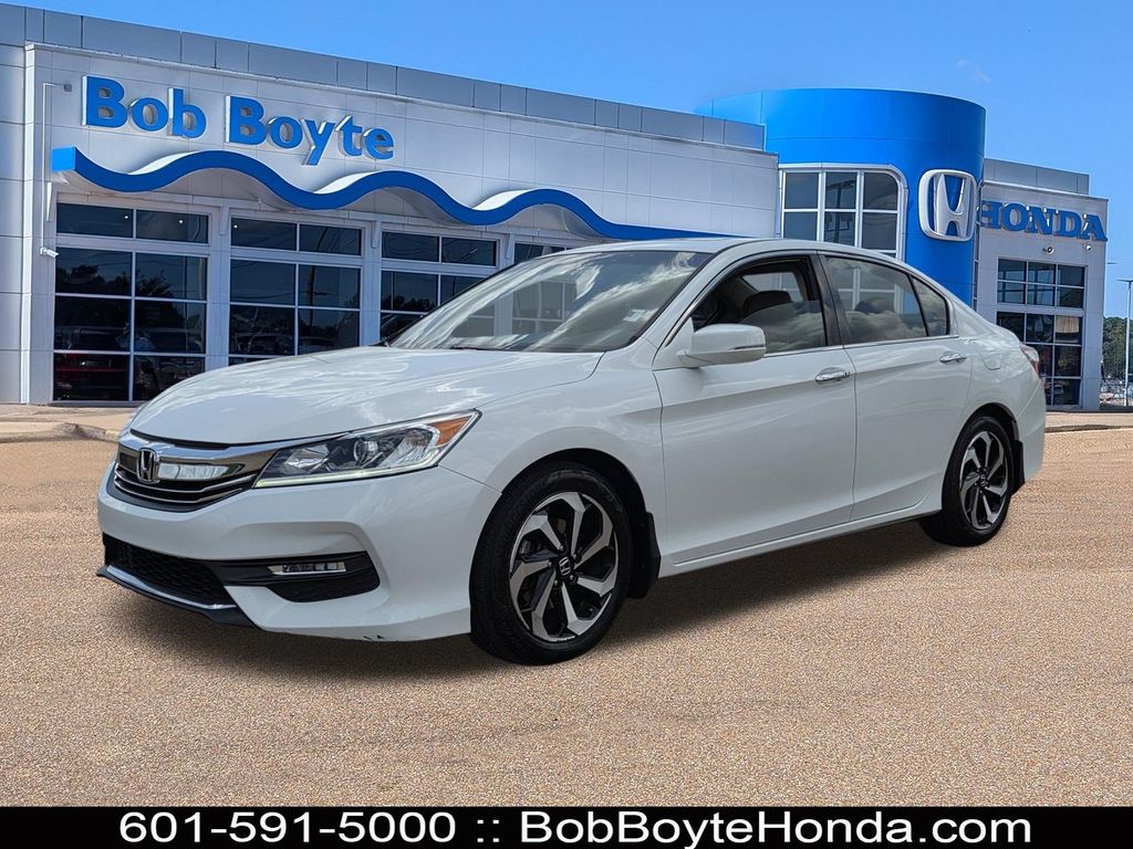 White Orchid 2016 Honda Accord Sedan Front-Wheel Drive Continuously Variable Transmission
