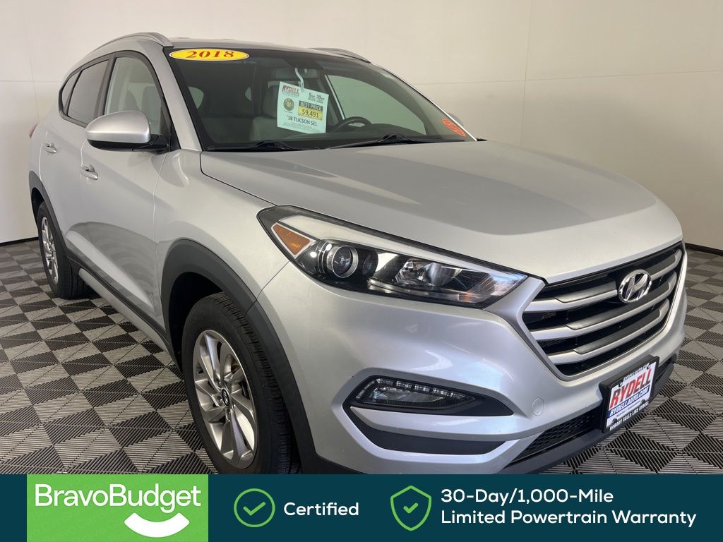 Molten Silver 2018 Hyundai Tucson 2.0L SEL AWD SUV / Crossover All-Wheel Drive 6-Speed Automatic