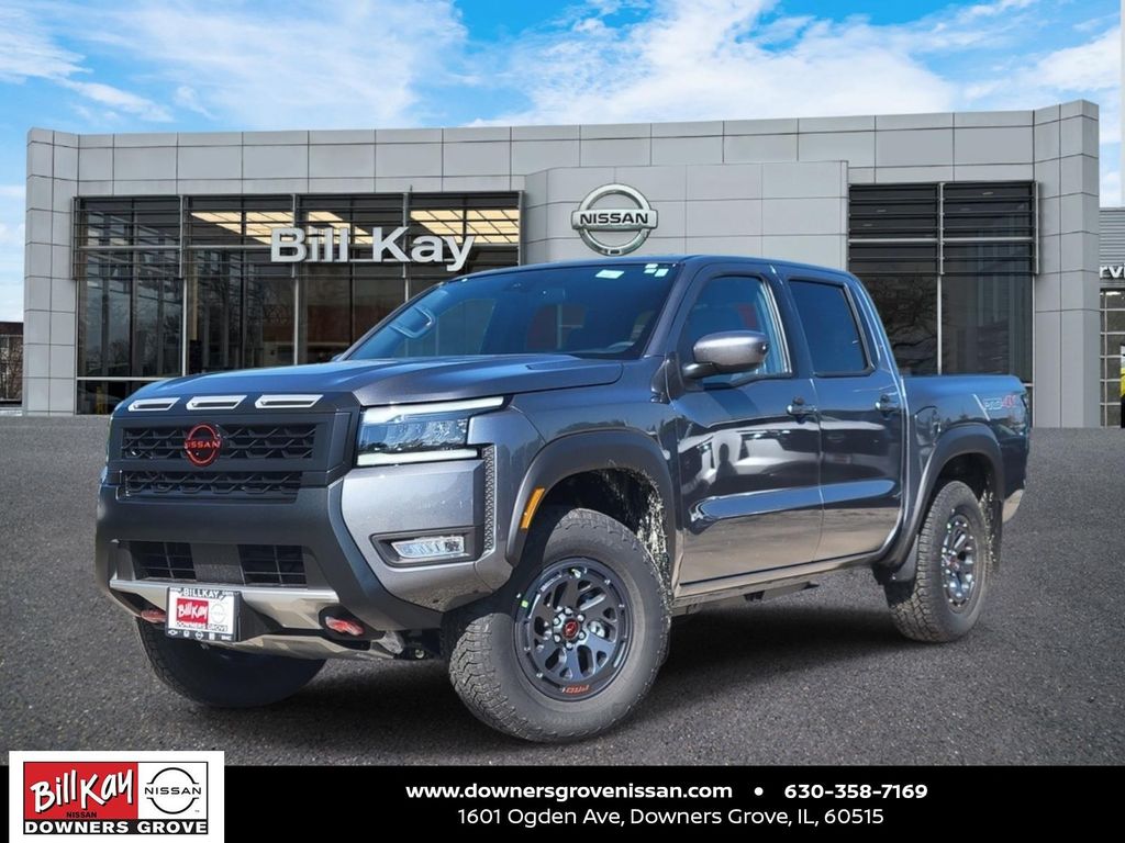 Gray (Gun Metallic) 2026 Nissan Frontier Pickup Truck Four-Wheel Drive 9-Speed Automatic Overdrive