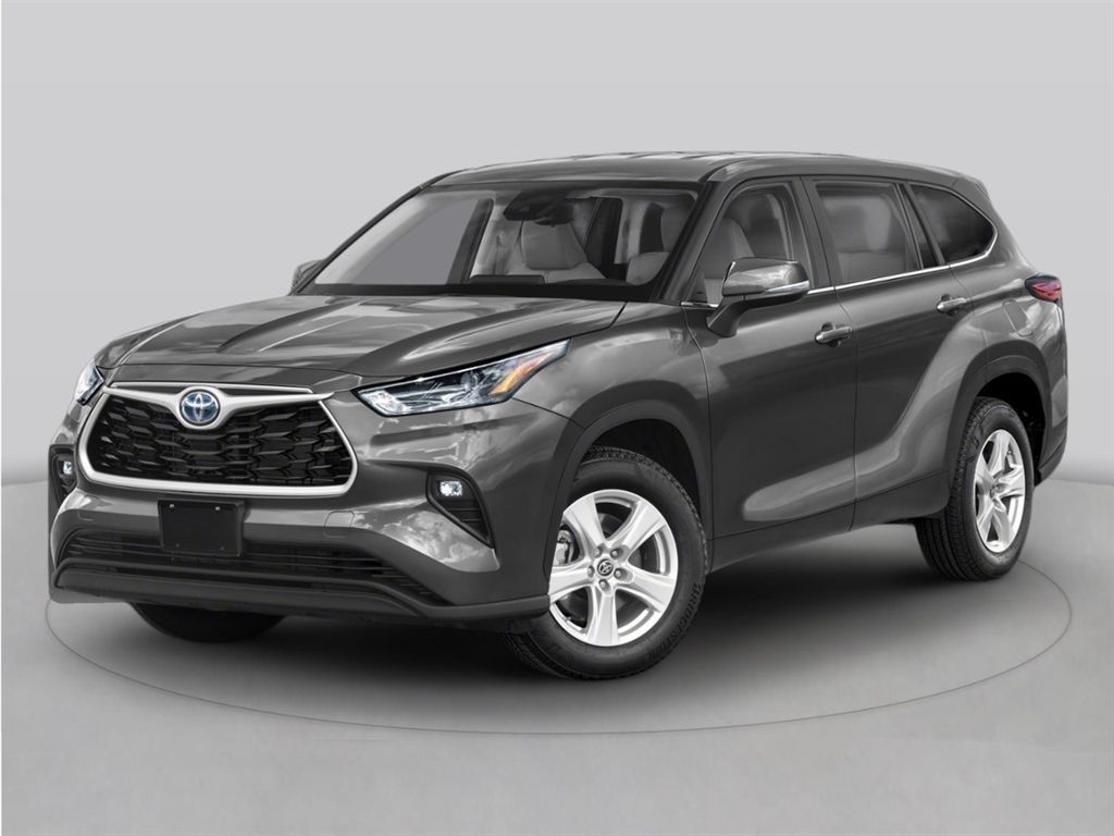 Midnight Black Metallic 2024 Toyota Highlander Hybrid SUV / Crossover Front-Wheel Drive Continuously Variable Transmission