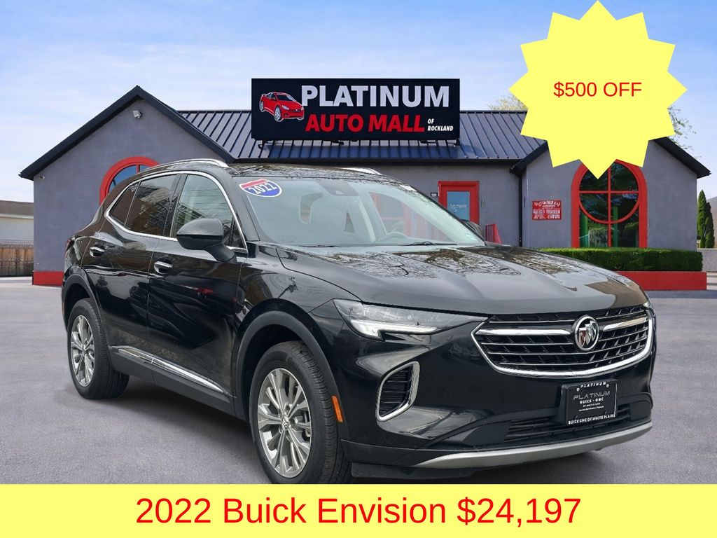 Black (Ebony Twilight Metallic) 2022 Buick Envision Preferred FWD SUV / Crossover Front-Wheel Drive 9-Speed Automatic