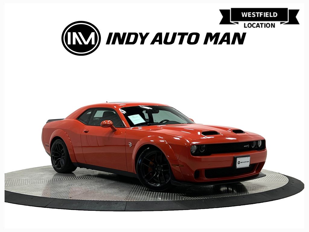 Go Mango! 2019 Dodge Challenger SRT Hellcat Widebody RWD Coupe Rear-Wheel Drive 6-Speed Manual