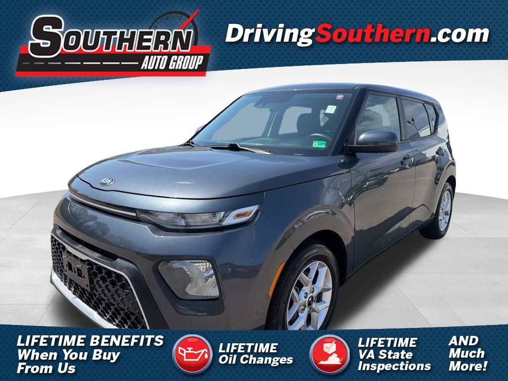 Gravity Gray 2021 Kia Soul S FWD SUV / Crossover Front-Wheel Drive Continuously Variable Transmission