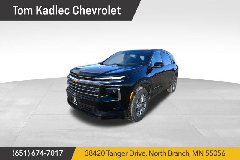 Black Metallic 2025 Chevrolet Traverse SUV / Crossover Four-Wheel Drive 8-Speed Automatic