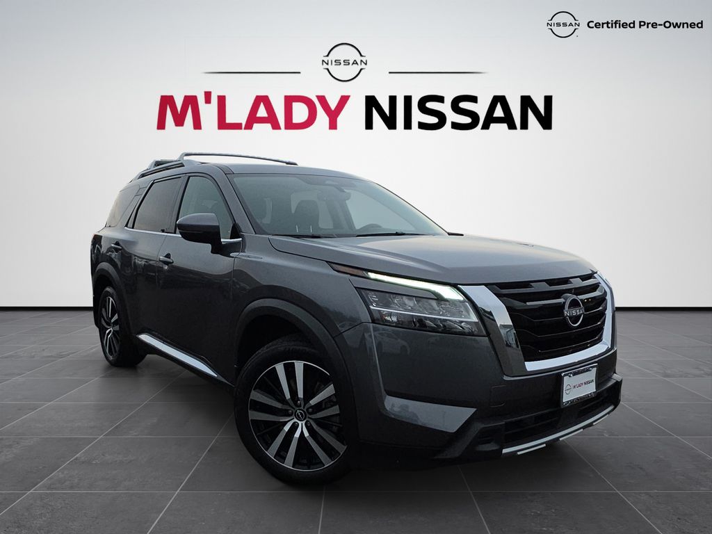 Gray (Gun Metallic) 2024 Nissan Pathfinder SUV / Crossover All-Wheel Drive 9-Speed Automatic