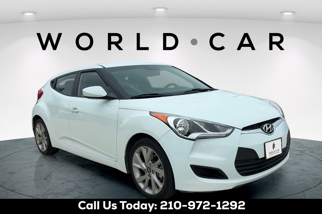 Century White 2016 Hyundai Veloster Coupe Front-Wheel Drive 6-Speed Dual Clutch