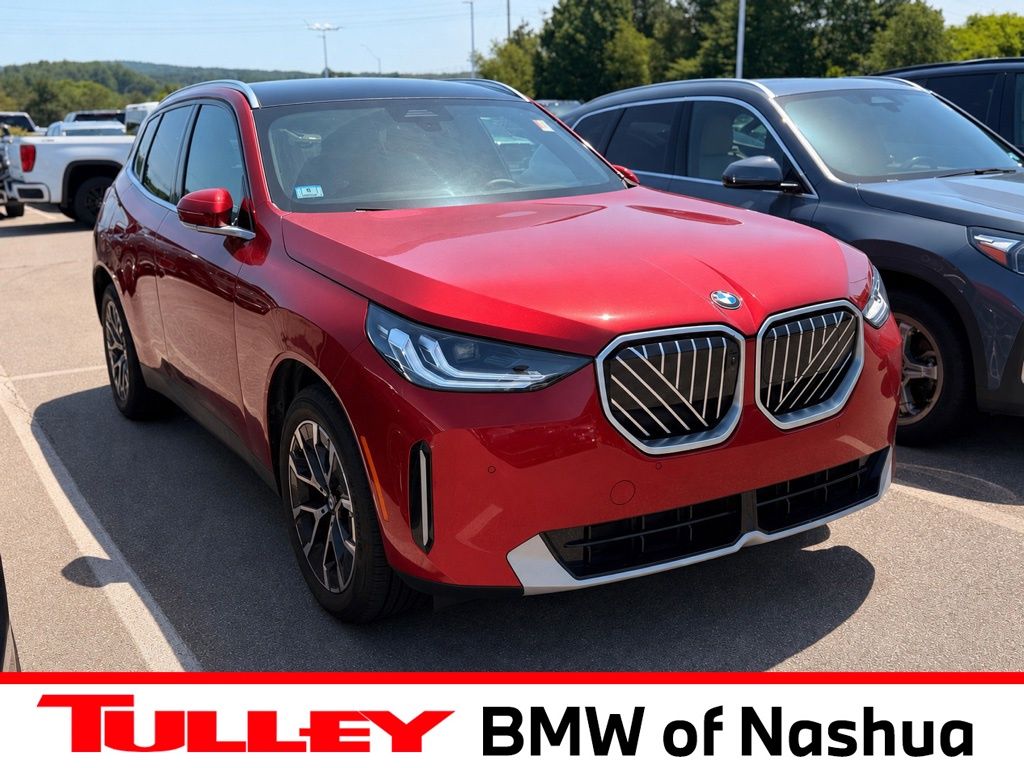 Vegas Red Metallic 2025 BMW X3 SUV / Crossover All-Wheel Drive 8-Speed Automatic