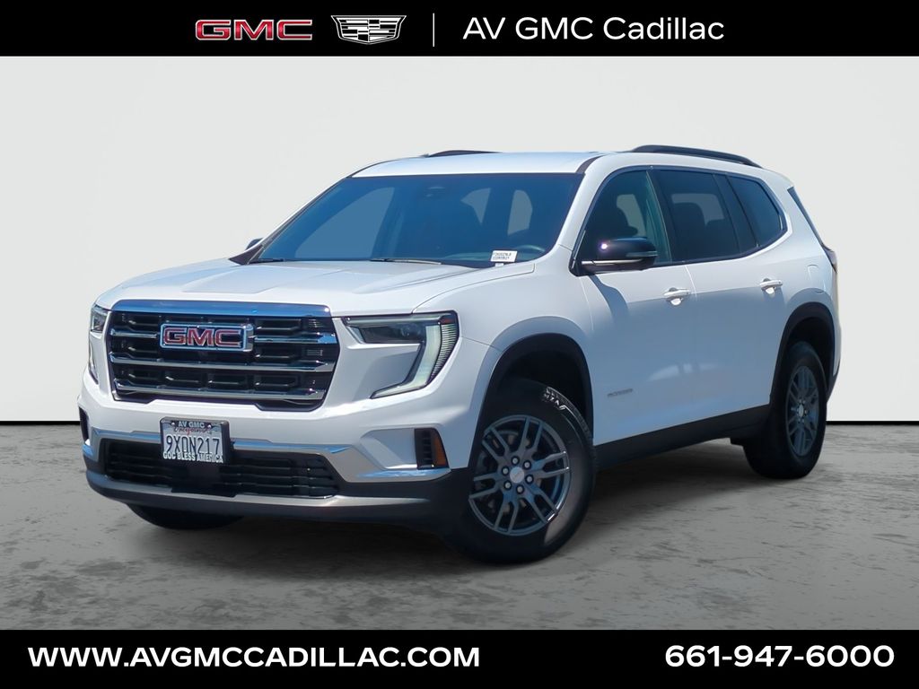 Summit White 2026 GMC Acadia SUV / Crossover Front-Wheel Drive 8-Speed Automatic