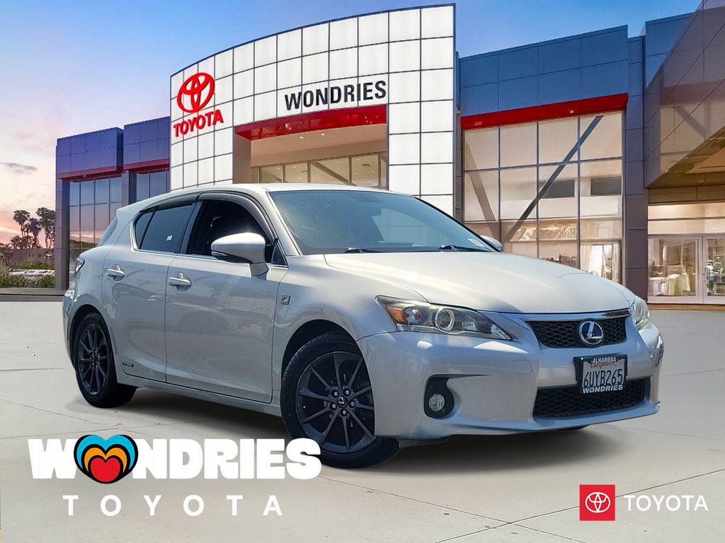 Tungsten Pearl 2012 Lexus CT Hybrid Wagon Front-Wheel Drive Continuously Variable Transmission